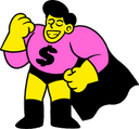 Super Bins mascot