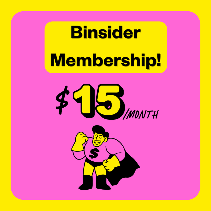 Binsider Membership